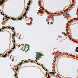 Christmas multi-layer braided bracelet