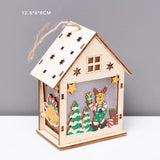 Luminous Christmas Decorations Christmas Wood With Lights