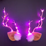 Christmas Antler Hairpin Branch Light Headgear